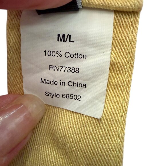 J. Crew yellow belt with pink flamingos and a silver buckle size M/L - Picture 7 of 8